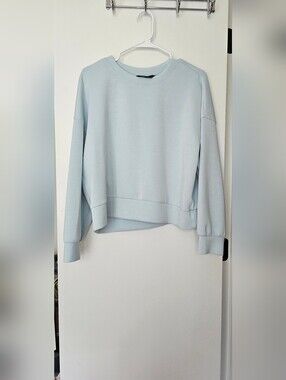 Light Blue Women's Crewneck Sweatshirt